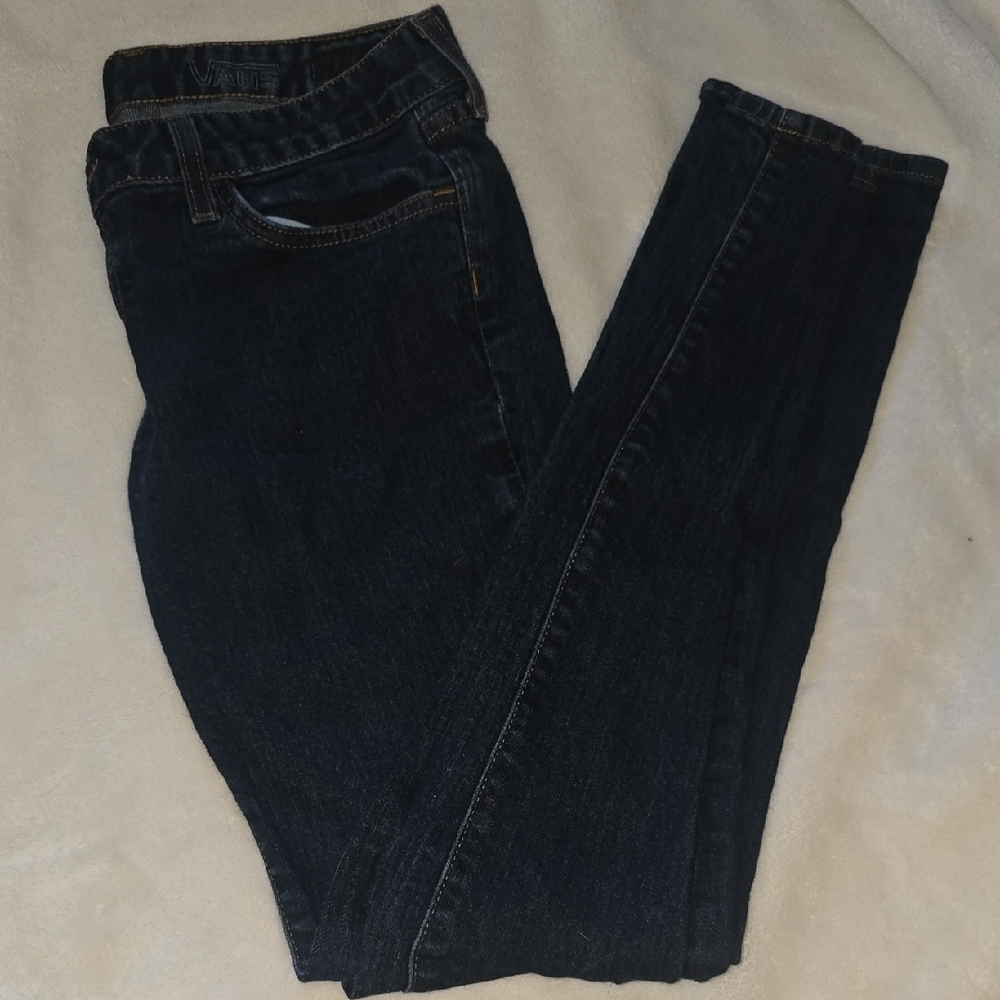 Women’s Dark Wash Stretch Skinny Jeans - Black